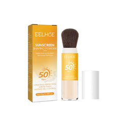 Eelhoe 8g Spf50 Sunscreen Loose Powder Makeup Setting Matte Face Waterproof Invisible Pores Lasting Sunblock Setting Powder