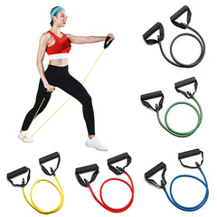 5-Level Resistance Bands with Handles – Full-Body Workout Power Set