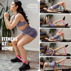Resistance Loop Exercise Bands – 5-Level Set for Strength, Stretching & Rehab