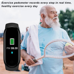 Fitness Activity Tracker M6 Smart Sports Bracelet M6 Smart Bracelet Heart Rate Blood Pressure Sleep Monitor Accurate Data Sport