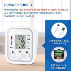 Automatic Digital Arm Blood Pressure Monitor – Accurate &amp; Easy Heart Health Tracking