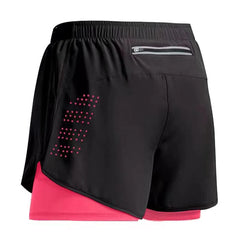 New Men’s 2-in-1 Running Shorts – Quick-Dry Workout & Fitness Shorts for Summer