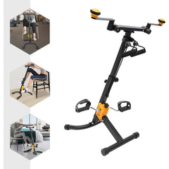 Foldable Pedal Exerciser Bike for Seniors for Total Body Home Folding Adjustable Rehab Fitness Equipment for Elderly