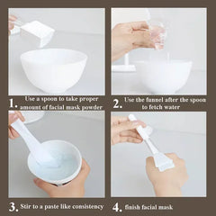 Facial Brush &amp; Mask Bowl Set – DIY Beauty Tool Kit for Skincare Lovers
