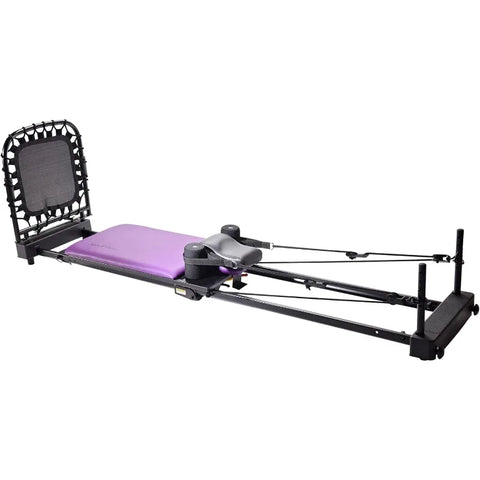 Pilates Reformer Workout Machine for Home Gym with Cardio Rebounder
