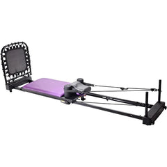 Pilates Reformer Workout Machine for Home Gym with Cardio Rebounder