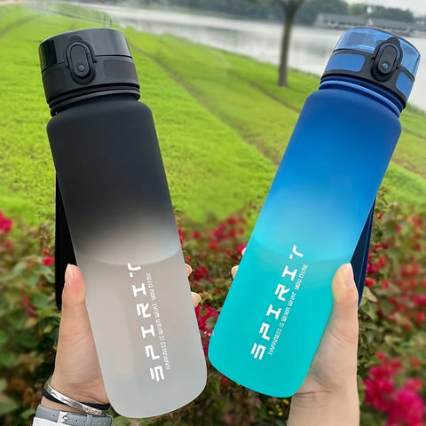1L Gradient Color Sports Water Bottle – Stylish Hydration for Travel, Office & Workouts