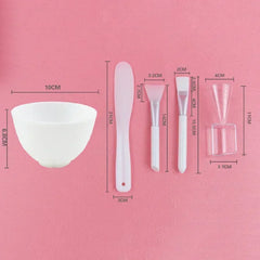 Facial Brush &amp; Mask Bowl Set – DIY Beauty Tool Kit for Skincare Lovers