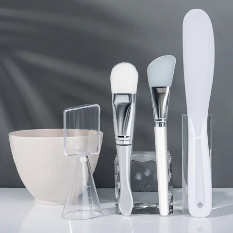 Facial Brush &amp; Mask Bowl Set – DIY Beauty Tool Kit for Skincare Lovers