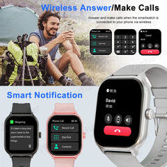 Smartwatch, Wireless Talk/Dial, Multi-Sport Mode for Men and Women, Compatible with IPhone/Andriod