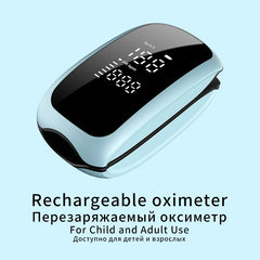 Rechargeable Finger Pulse Oximeter – SpO2 &amp; Heart Rate Monitor with LED Display