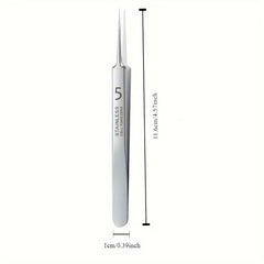 1 Pack Extra Fine No. 5 Cellular Acne Blackhead Tweezers - Facial Beauty Remove Acne Needle Tools for Skin Care