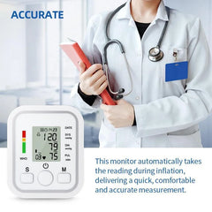 Spanish Voice Digital Arm Blood Pressure Meter Medical Pressure Tonometer Tensiometer Baumanometer Pulse Sphygmomanometer