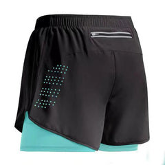 New Men’s 2-in-1 Running Shorts – Quick-Dry Workout & Fitness Shorts for Summer
