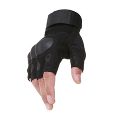 Half-Finger Tactical Gloves for Men – Rugged Grip for Outdoor Action