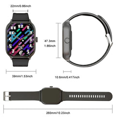 Smartwatch, Wireless Talk/Dial, Multi-Sport Mode for Men and Women, Compatible with IPhone/Andriod