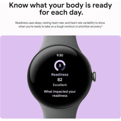 Pixel Watch Latest Model - Android Smartwatch, Heart Rate Tracking, Fitbit Advanced Running, 24-Hour Battery Wi-Fi