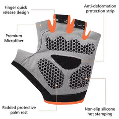 Breathable Anti-Slip Half-Finger Gloves – Summer Comfort for Cycling, Fitness & Outdoor Sports