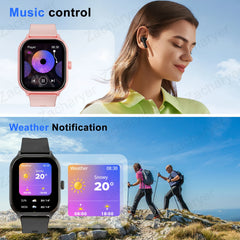 Smartwatch, Wireless Talk/Dial, Multi-Sport Mode for Men and Women, Compatible with IPhone/Andriod