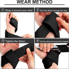 Weightlifting Wrist Straps – Adjustable Non-Slip Grip for Heavy Lifts