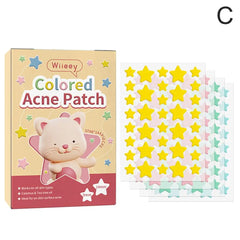 144PCS Star Pimple Patch – Colorful & Invisible Acne Care Stickers