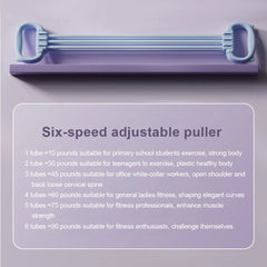 Stretch Strap Yoga 8-Figure Tensioner Elastic Belt Fitness Rubber Pull Rope Home Fitness Equipment Open Back Practice Shoulder