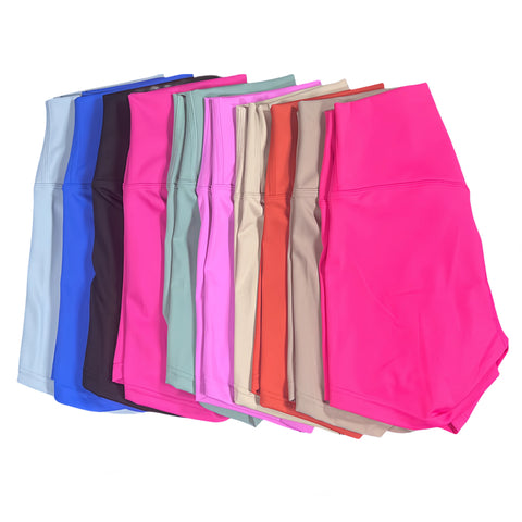 Women’s High-Waist Yoga Shorts – Sculpting Fit for Training, Running & Cycling