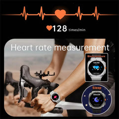 LAXASFIT Watch 7 Ultra Smartwatch Bluetooth Talk HD AMOLED Screen Fitness Tracker Health Monitoring Smartwatch for Android IOS