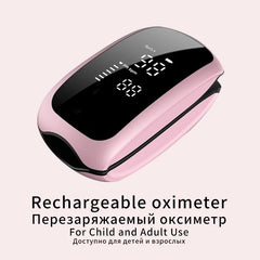 Rechargeable Finger Pulse Oximeter – SpO2 &amp; Heart Rate Monitor with LED Display