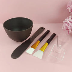 Facial Brush &amp; Mask Bowl Set – DIY Beauty Tool Kit for Skincare Lovers