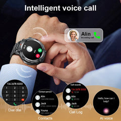 LIGE Smart Watch Men Outdoor Fitness Sports Waterproof Bluetooth Calling Bracelet Heart Rate Monitor LED Lighting Men Smartwatch