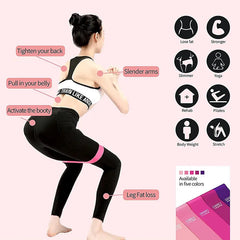 Resistance Loop Exercise Bands – 5-Level Set for Strength, Stretching & Rehab
