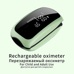 Rechargeable Finger Pulse Oximeter – SpO2 &amp; Heart Rate Monitor with LED Display