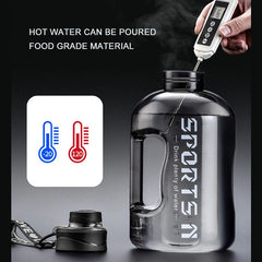 1.7L / 2.7L Large Capacity Sports Water Bottle – Hydration for Gym, Cycling & Outdoor Adventures