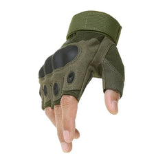 Half-Finger Tactical Gloves for Men – Rugged Grip for Outdoor Action